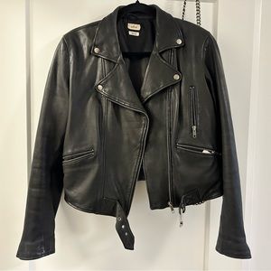 Aritzia Wilfred 100% leather jacket